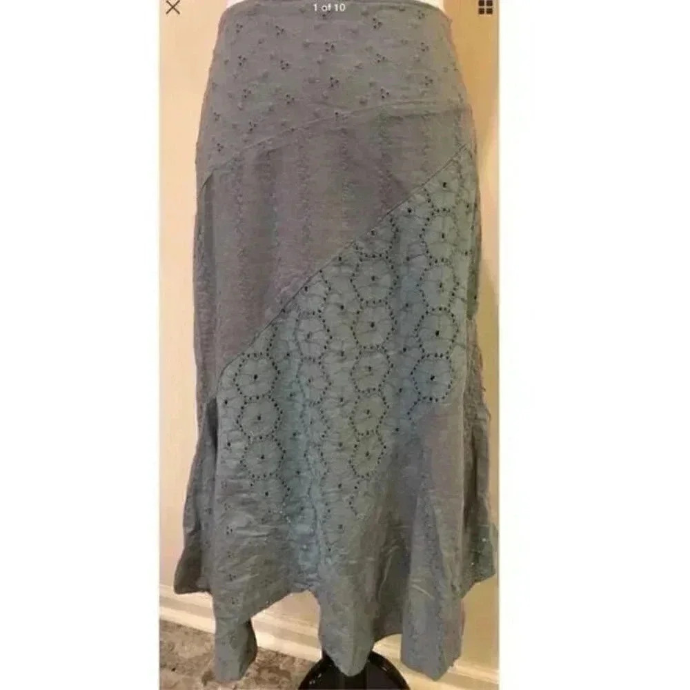 xhilaration Skirt Sz 9 Handkerchief Boho Festival